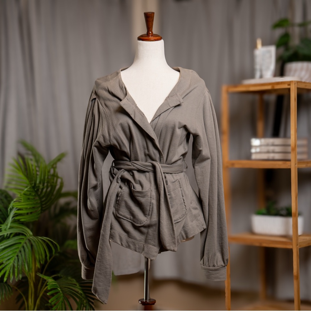 T.La Gray Wrap Trench Coat with Belt